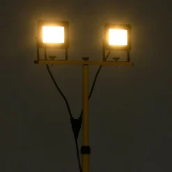 vidaXL Foco LED con trípode 2x20 W blanco cálido Blanco c&aacute;lido Online