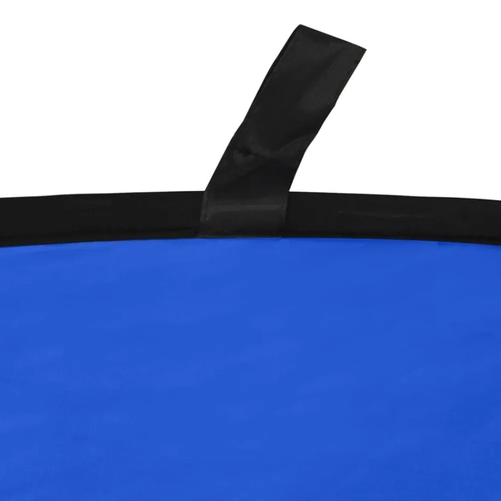 vidaXL Cámaras Y Objetivos-Fondo estudio fotografía ovalado 2 en 1 verde y azul 200x150 cm