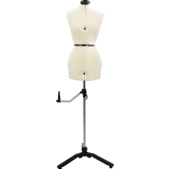 vidaXL Forma de vestido ajustable femenina s Terciopelo Crema Sale