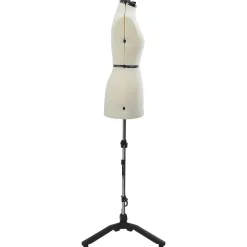 vidaXL Forma de vestido ajustable femenina s Terciopelo Crema Sale