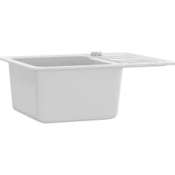 vidaXL Fontanería-Fregadero de cocina con un seno granito