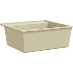 vidaXL Fregadero de cocina con rebosadero granito Beige Best