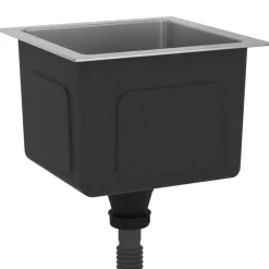 vidaXL Fontanería-Fregadero de cocina hecho a mano acero inoxidable