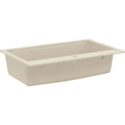 vidaXL Fontanería-Fregadero de cocina de granito con un seno
