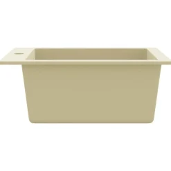 vidaXL Fregadero de cocina de granito con un seno Beige Sale