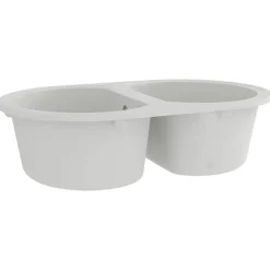 vidaXL Fregadero de cocina 78 x 47 x 20.5 cm granito White Outlet