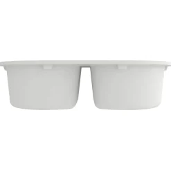 vidaXL Fregadero de cocina 78 x 47 x 20.5 cm granito White Outlet