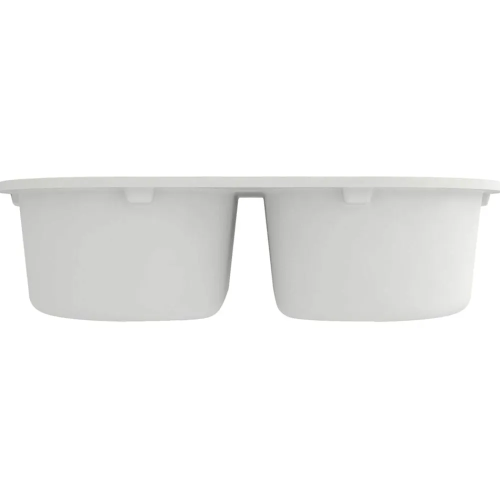 vidaXL Fregadero de cocina 78 x 47 x 20.5 cm granito White Outlet