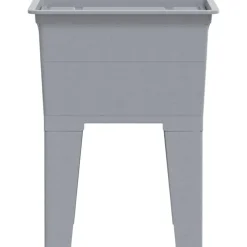 vidaXL Fregadero de lavadero de resina 59x41x75 cm Gris Hot