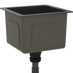 vidaXL Fontanería-Fregadero hecho a mano acero inoxidable