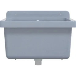 vidaXL Fontanería-Fregadero lavabo de pared resina 40x40x24 cm