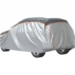 vidaXL Piezas Y Accesorios Para Vehículos-Funda coche completa SUV protección antigranizo M gris/plateado