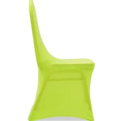 vidaXL Funda de silla elástica 6 unidades Verde