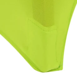 vidaXL Funda de silla elástica 6 unidades Verde