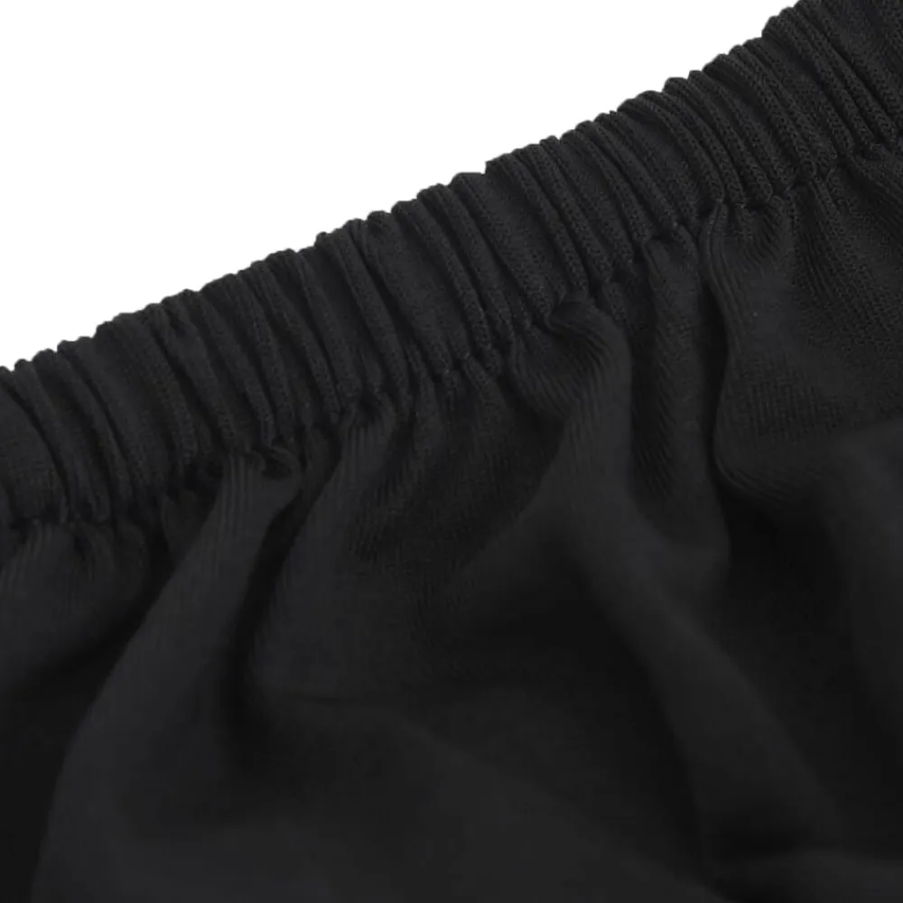 vidaXL Funda elástica para sillón de 2 plazas poliéster jersey negra Negro Outlet