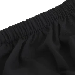 vidaXL Decoración-Funda elástica para sillón de 3 plazas poliéster jersey negra