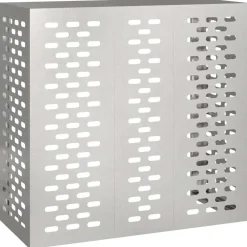 vidaXL Funda para Aire Acondicionado Plateado 110 x 50 x 105 cm Acero inoxidable Outlet