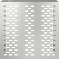 vidaXL Funda para Aire Acondicionado Plateado 110 x 50 x 105 cm Acero inoxidable Outlet