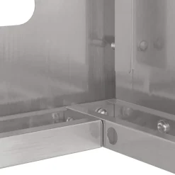 vidaXL Funda para Aire Acondicionado Plateado 110 x 50 x 105 cm Acero inoxidable Outlet
