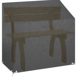 vidaXL Funda para banco de jardín 8 ojales polietileno 130x70x70/88 cm Hot