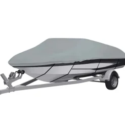 vidaXL Funda para barcos 410x110x40 cm Gris Hot