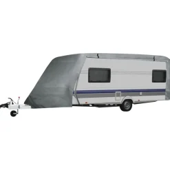 vidaXL Piezas Y Accesorios Para Vehículos-Funda para caravana gris S