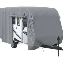 vidaXL Piezas Y Accesorios Para Vehículos-Funda para caravana tela no tejida gris 460x250x220 cm