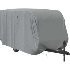 vidaXL Piezas Y Accesorios Para Vehículos-Funda para caravana tela no tejida gris 460x250x220 cm
