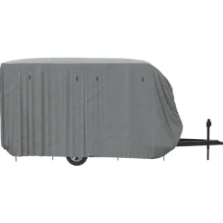 vidaXL Piezas Y Accesorios Para Vehículos-Funda para caravana tela no tejida gris 460x250x220 cm