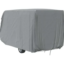 vidaXL Piezas Y Accesorios Para Vehículos-Funda para caravana tela no tejida gris 460x250x220 cm