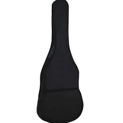 vidaXL Arte Y Ocio-Funda para guitarra clásica 4/4 (39") tela negro 100x37 cm
