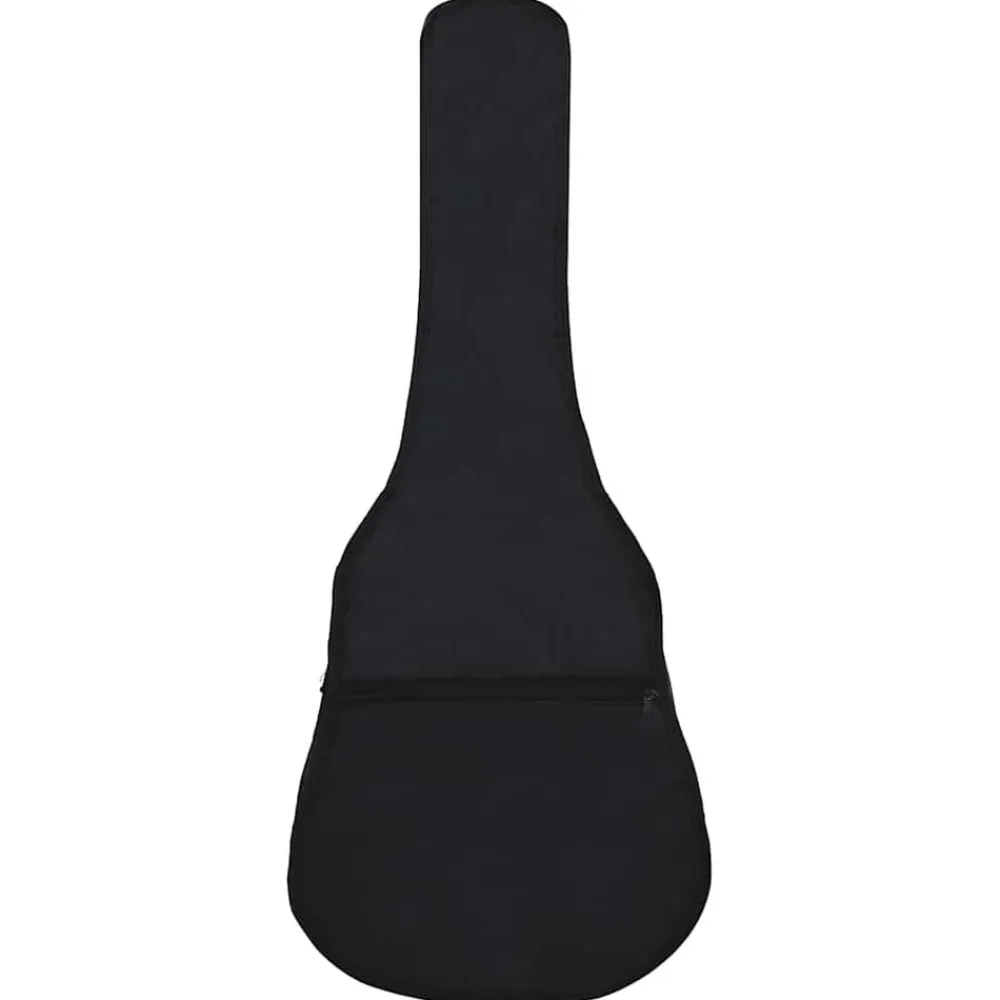 vidaXL Arte Y Ocio-Funda para guitarra clásica 4/4 (39") tela negro 100x37 cm