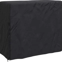 vidaXL Accesorios Para Muebles De Jardín-Funda para leñero Liso Negro 61 x 122 x 106 cm Tela Oxford 420D