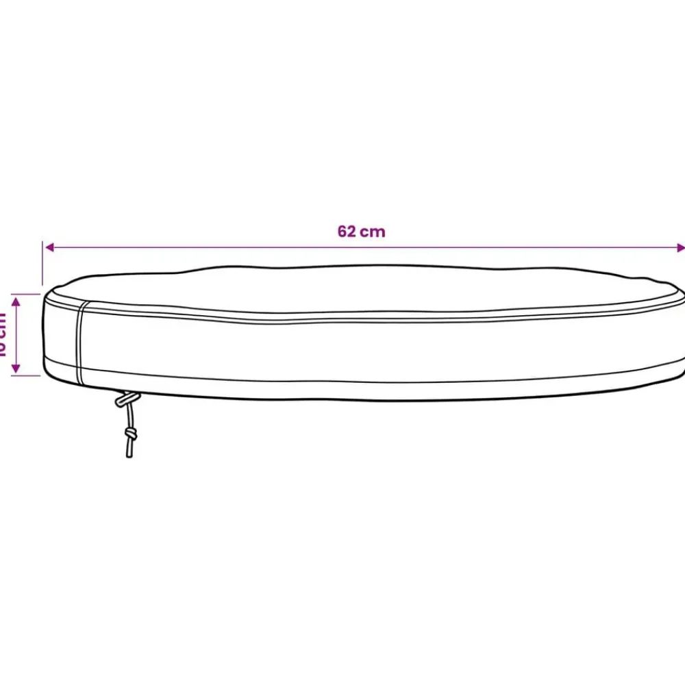 vidaXL Funda para mesa de exterior 62 x 62 x 10 cm Tela Oxford 420D Discount