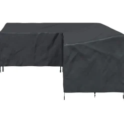 vidaXL Funda para muebles Negro 250 x 180 x 80 cm Tela Oxford 210D New