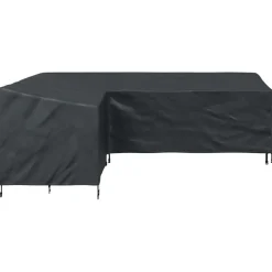 vidaXL Funda para muebles Negro 250 x 180 x 80 cm Tela Oxford 210D New