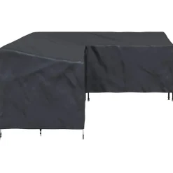 vidaXL Accesorios Para Muebles De Jardín-Funda para muebles Negro 250 x 180 x 80 cm Tela Oxford 420D