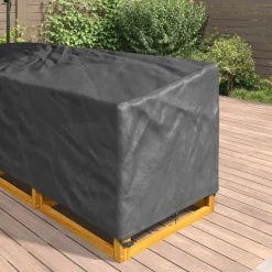 vidaXL Funda para muebles Negro 235 x 235 x 85 cm Tela Oxford 420D Best