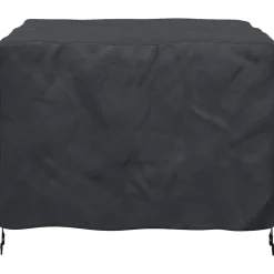 vidaXL Accesorios Para Muebles De Jardín-Funda para muebles Liso Negro 113 x 113 x 73 cm 420D