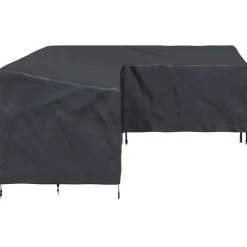 vidaXL Accesorios Para Muebles De Jardín-Funda para muebles Negro 250 x 180 x 80 cm Tela Oxford 600D