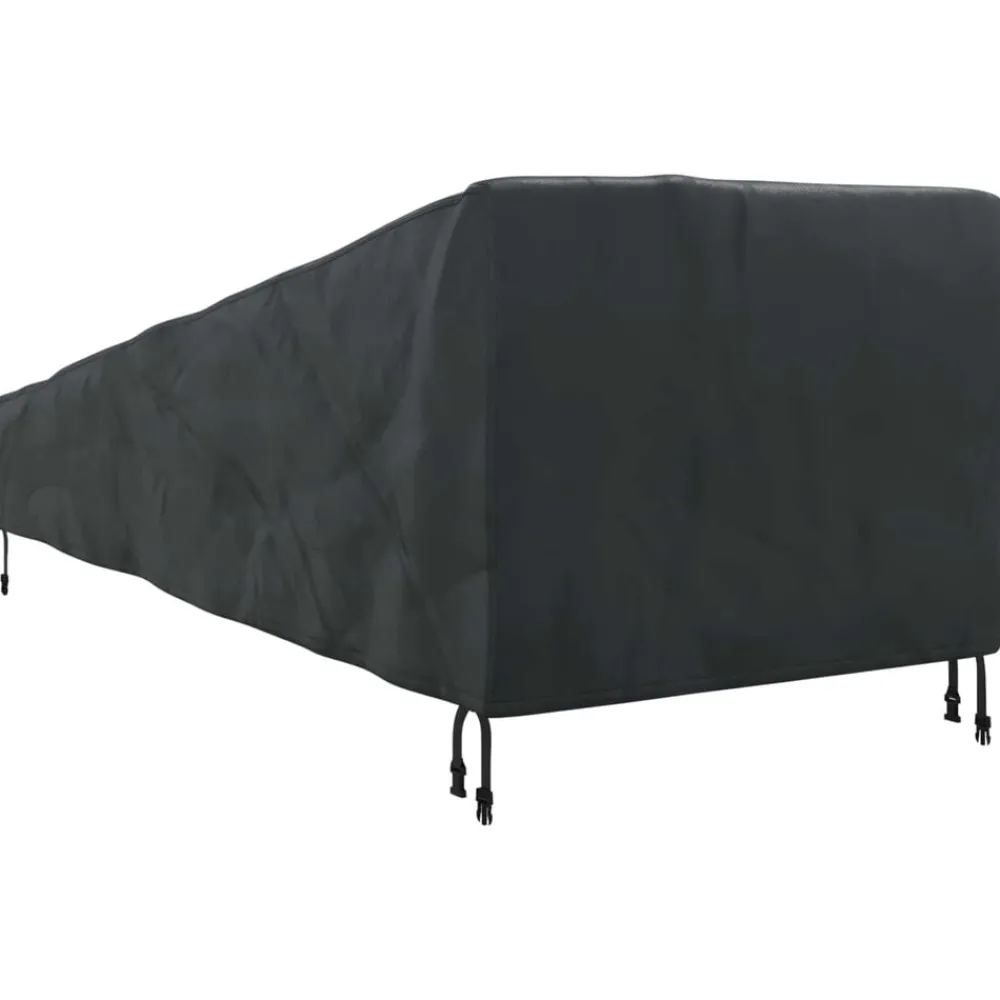 vidaXL Funda para muebles de exterior Negro 195 x 76 x 82 cm Hot