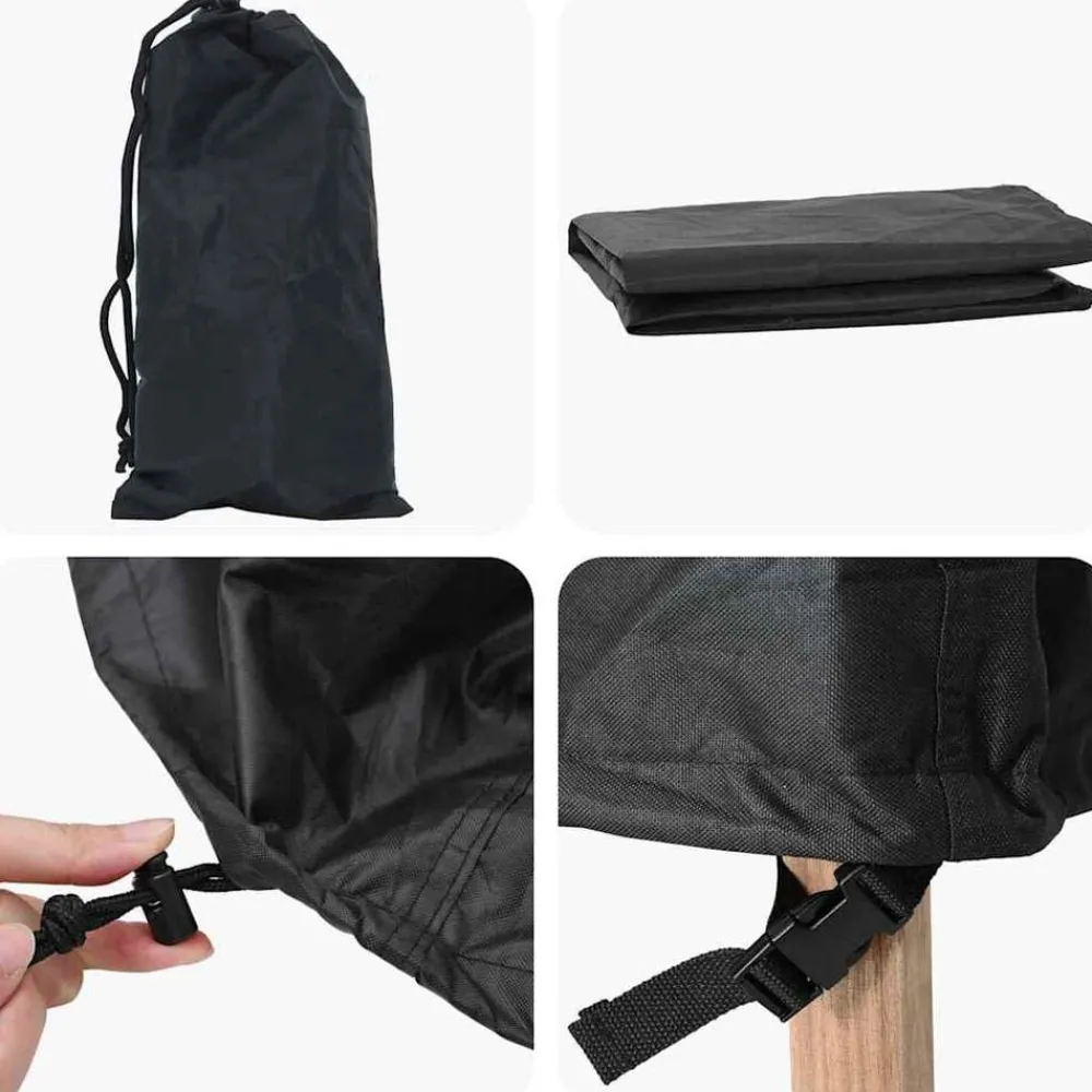 vidaXL Funda para muebles Negro 60 x 60 x 45 cm Tela Oxford 420D Online