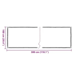 vidaXL Funda para plantas con ojales 1x3 m Polietileno Online