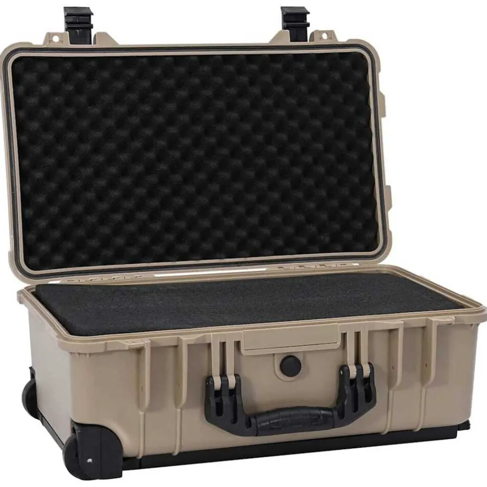 vidaXL Cámaras Y Objetivos-Funda rígida de equipaje Arena 56 x 35 x 23 cm