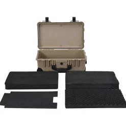 vidaXL Cámaras Y Objetivos-Funda rígida de equipaje Arena 56 x 35 x 23 cm