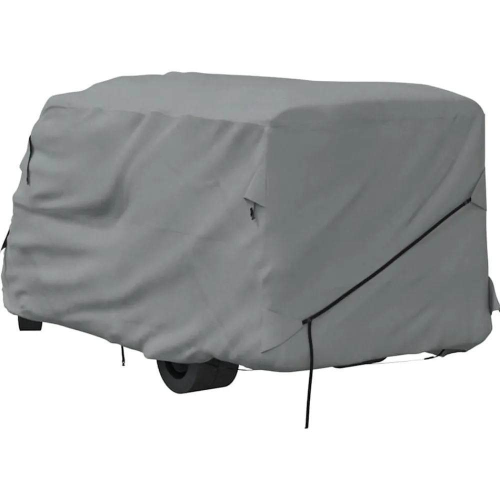 vidaXL Fundas para autocaravanas tela no tejida gris 570x235x275 cm Outlet