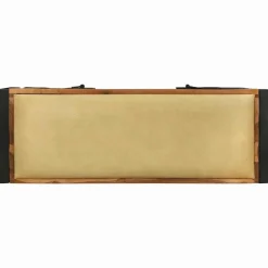 vidaXL Bancos-Gabinete de banco Multicolor Madera maciza recuperada