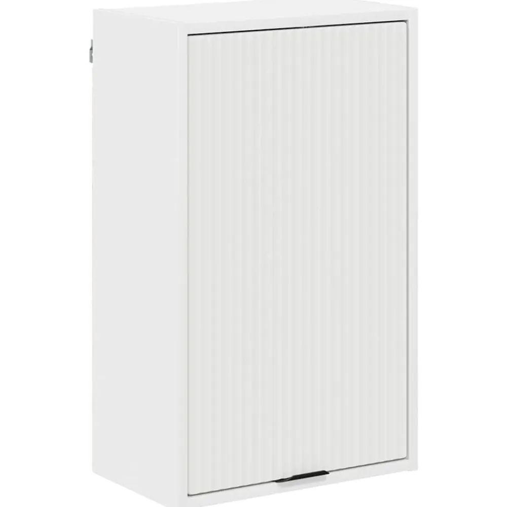 vidaXL Gabinete de Baño 39 x 23,5 x 65 cm Madera contrachapada & Metal White Hot