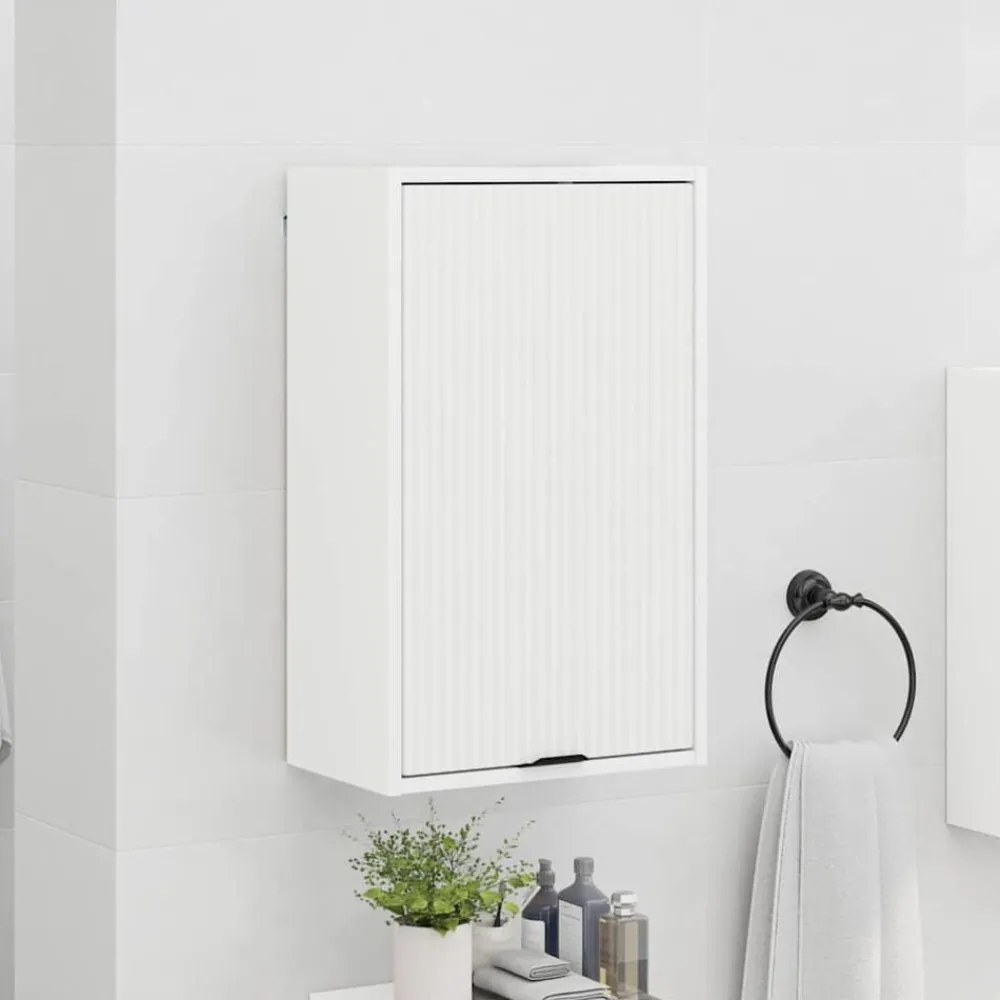 vidaXL Gabinete de Baño 39 x 23,5 x 65 cm Madera contrachapada & Metal White Hot