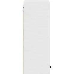 vidaXL Gabinete de Baño 39 x 23,5 x 65 cm Madera contrachapada & Metal White Hot
